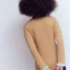 Joanna Fitted Knitted Jacket Camel Melange Joanna Fitted Knitted Jacket Camel Melange