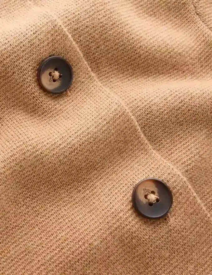 Joanna Fitted Knitted Jacket Camel Melange Joanna Fitted Knitted Jacket Camel Melange