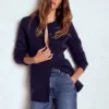 Joanna Fitted Knitted Jacket Navy Joanna Fitted Knitted Jacket Navy
