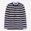 Joanna Fitted Knitted Jacket Navy/ Warm Ivory Stripe Joanna Fitted Knitted Jacket Navy/ Warm Ivory Stripe