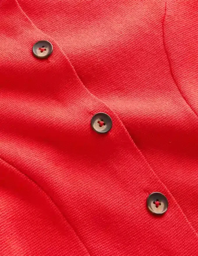 Joanna Fitted Knitted Jacket Poppy Red Joanna Fitted Knitted Jacket Poppy Red