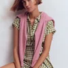 Kay Linen Playsuit Olive, Ivory Gingham Kay Linen Playsuit Olive, Ivory Gingham