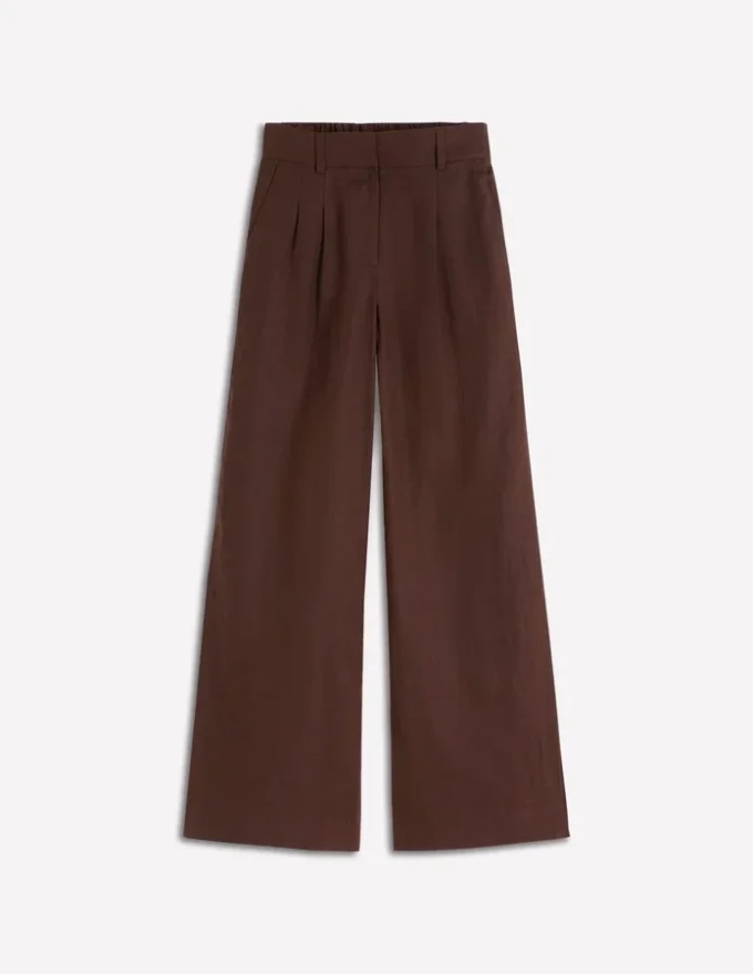 Kensington Linen Pants Bitter Chocolate Kensington Linen Pants Bitter Chocolate