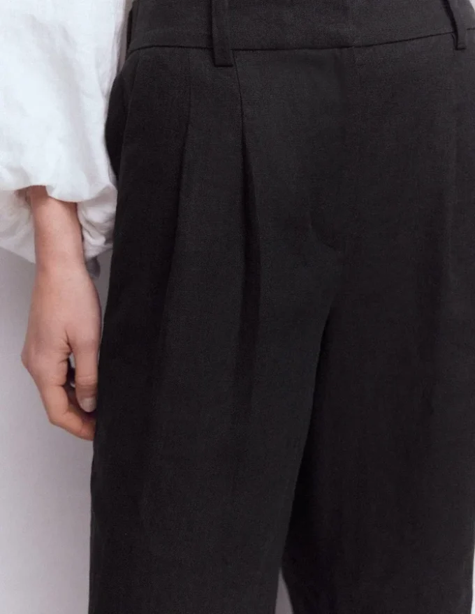 Kensington Linen Pants Black Kensington Linen Pants Black