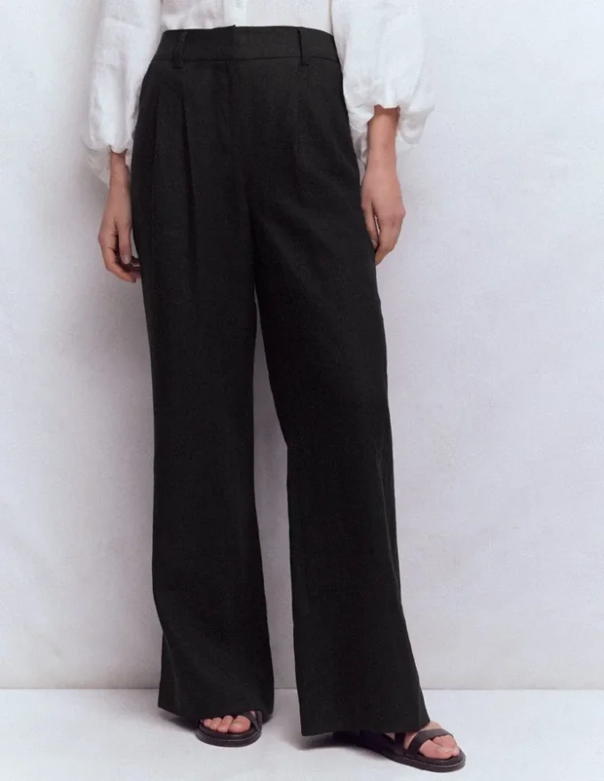Kensington Linen Pants Black Kensington Linen Pants Black