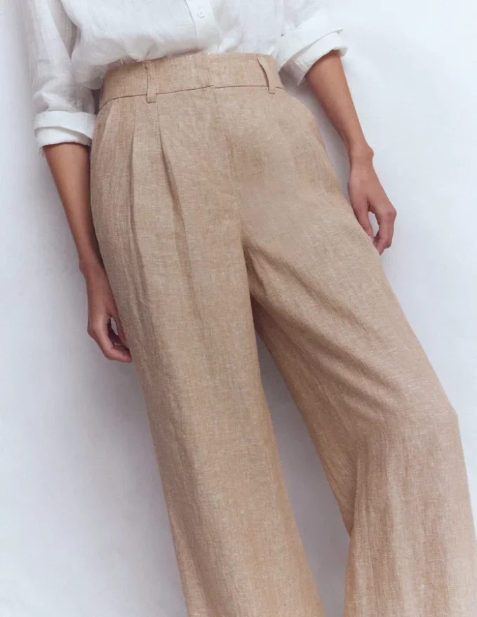 Kensington Linen Pants Cappuccino Chambray Kensington Linen Pants Cappuccino Chambray
