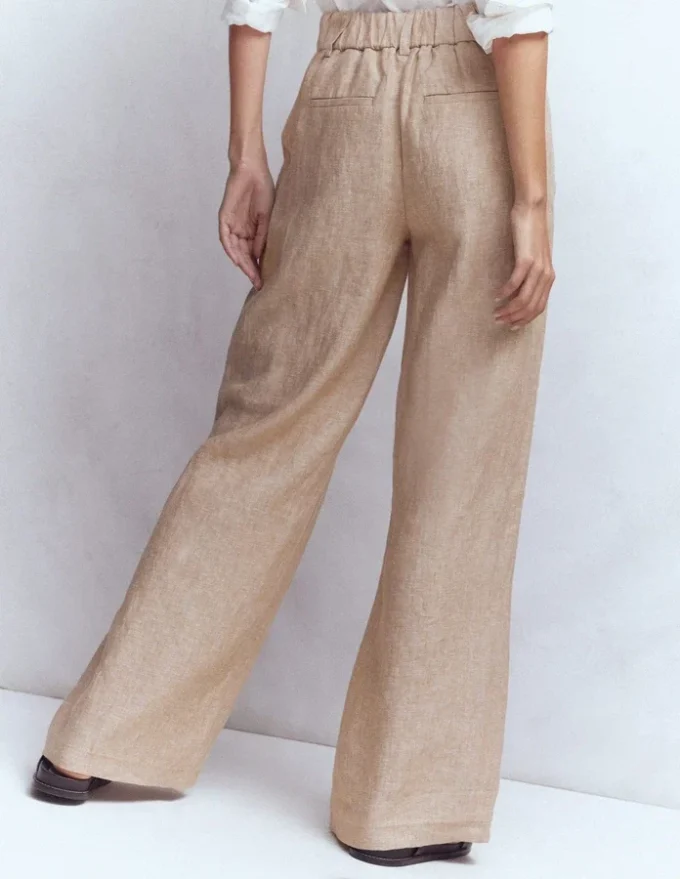 Kensington Linen Pants Cappuccino Chambray Kensington Linen Pants Cappuccino Chambray