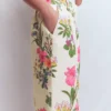 Kensington Linen Pants Ivory, Delicate Blossom Kensington Linen Pants Ivory, Delicate Blossom