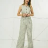 Kensington Linen Pants Mayfly Stripe Kensington Linen Pants Mayfly Stripe