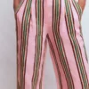 Kensington Linen Pants Pink and Green Stripe Kensington Linen Pants Pink and Green Stripe