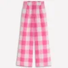 Kensington Linen Pants Pink Punch Gingham Kensington Linen Pants Pink Punch Gingham
