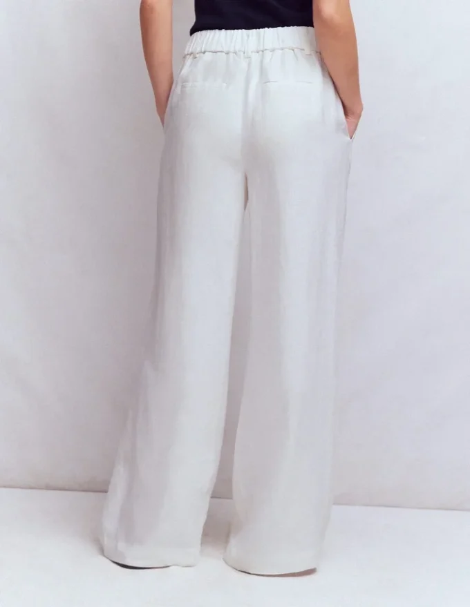 Kensington Linen Pants White Kensington Linen Pants White
