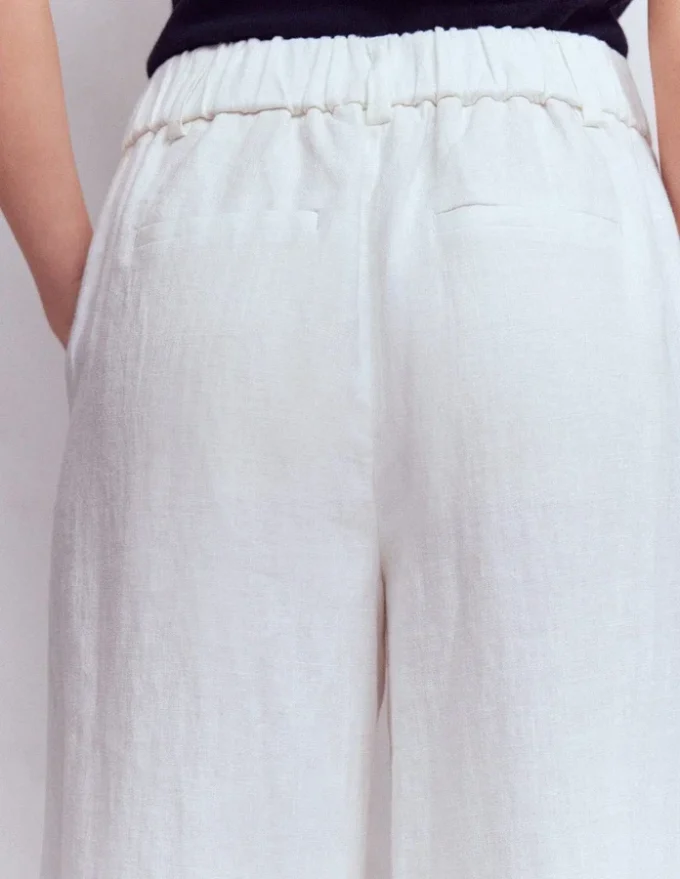 Kensington Linen Pants White Kensington Linen Pants White