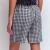 Kensington Linen Shorts Navy Gingham Kensington Linen Shorts Navy Gingham