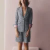 Kensington Linen Shorts Navy Gingham Kensington Linen Shorts Navy Gingham