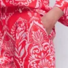 Kensington Linen Shorts Poppy Red, Ornamental Garden Kensington Linen Shorts Poppy Red, Ornamental Garden