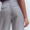 Kensington Wide Leg Pants Blue and Ivory Stripe Kensington Wide Leg Pants Blue and Ivory Stripe