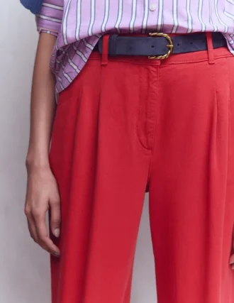 Kensington Wide Leg Pants Poppy Red