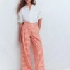 Kensington Wide Leg Pants Red Ticking Stripe Kensington Wide Leg Pants Red Ticking Stripe