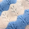 Knitted Pointelle Shorts Blue, White Knitted Pointelle Shorts Blue, White