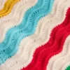 Knitted Shorts Ivory Multi Rainbow