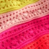 Knitted Shorts Neon Multi Stripe