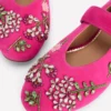 Kylie Flat Buckle Mary Janes Embellished Pink Kylie Flat Buckle Mary Janes Embellished Pink