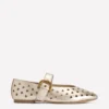 Kylie Flat Buckle Mary Janes Gold Kylie Flat Buckle Mary Janes Gold