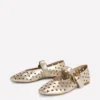 Kylie Flat Buckle Mary Janes Gold Kylie Flat Buckle Mary Janes Gold
