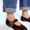 Kylie Flat Buckle Mary Janes Leopard Kylie Flat Buckle Mary Janes Leopard
