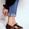 Kylie Flat Buckle Mary Janes Leopard Kylie Flat Buckle Mary Janes Leopard