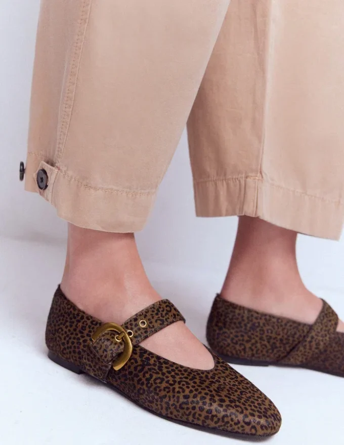 Kylie Flat Buckle Mary Janes Mini Leopard Kylie Flat Buckle Mary Janes Mini Leopard