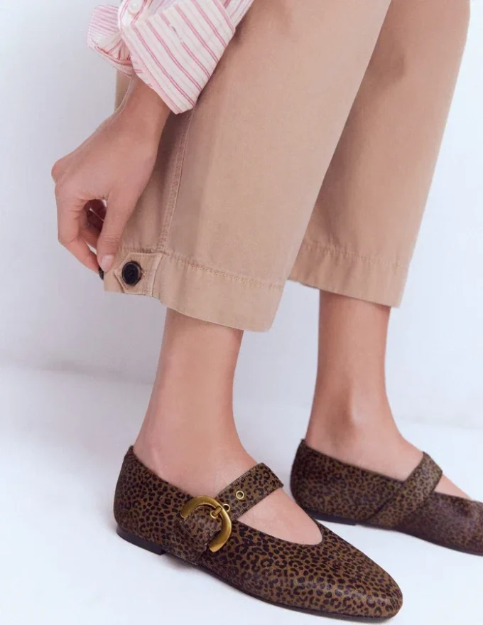 Kylie Flat Buckle Mary Janes Mini Leopard Kylie Flat Buckle Mary Janes Mini Leopard