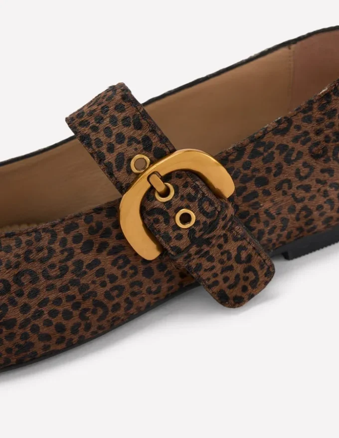 Kylie Flat Buckle Mary Janes Mini Leopard Kylie Flat Buckle Mary Janes Mini Leopard