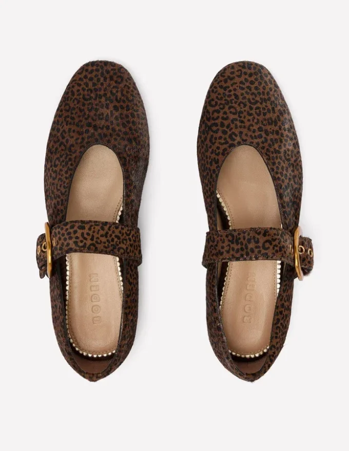 Kylie Flat Buckle Mary Janes Mini Leopard Kylie Flat Buckle Mary Janes Mini Leopard