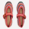 Kylie Flat Buckle Mary Janes Multi Raffia Kylie Flat Buckle Mary Janes Multi Raffia