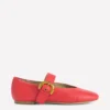 Kylie Flat Buckle Mary Janes Post Box Red Kylie Flat Buckle Mary Janes Post Box Red