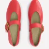 Kylie Flat Buckle Mary Janes Post Box Red Kylie Flat Buckle Mary Janes Post Box Red