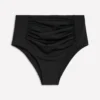 Kythira Ruched Bikini Bottoms Black