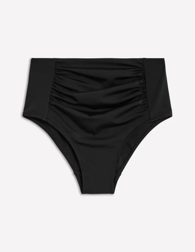 Kythira Ruched Bikini Bottoms Black