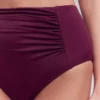 Kythira Ruched Bikini Bottoms Chocberry
