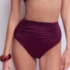 Kythira Ruched Bikini Bottoms Chocberry