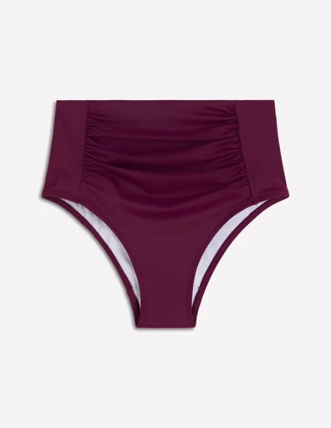 Kythira Ruched Bikini Bottoms Chocberry