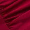 Kythira Ruched Bikini Bottoms Merida Red