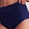 Kythira Ruched Bikini Bottoms Navy