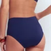 Kythira Ruched Bikini Bottoms Navy