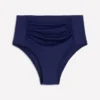 Kythira Ruched Bikini Bottoms Navy