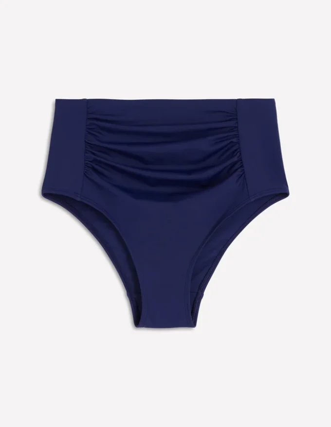 Kythira Ruched Bikini Bottoms Navy