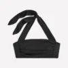 Kythira Ruched Bikini Top Black
