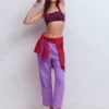 Kythira Ruched Bikini Top Chocberry